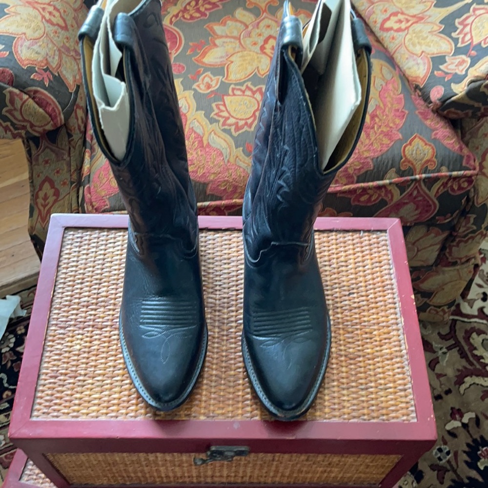 Nocona black western boots